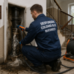 Desfundare coloană bloc București – instalator intervine cu echipament profesional pentru canalizare